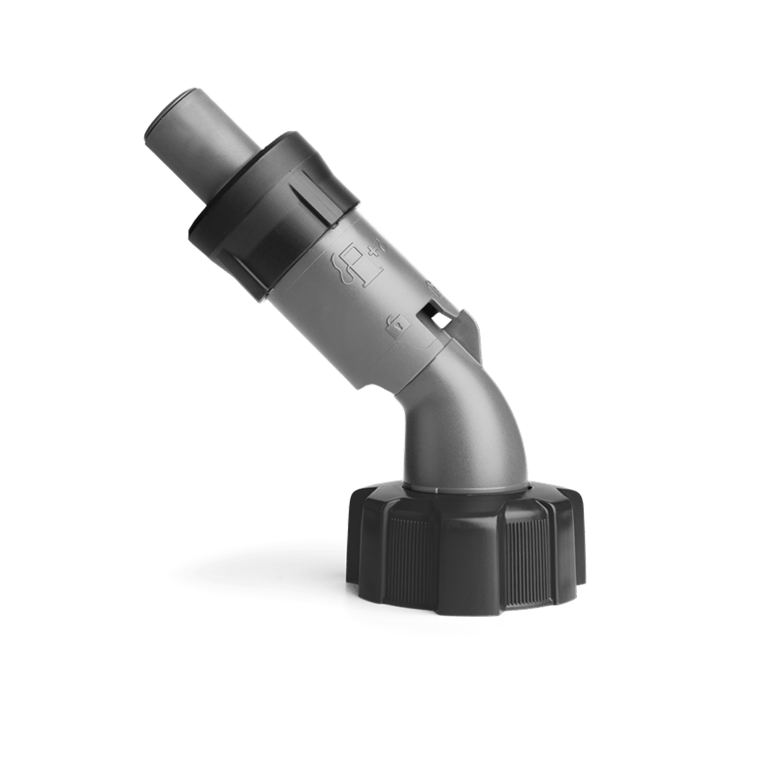 Fuel spout for combi can